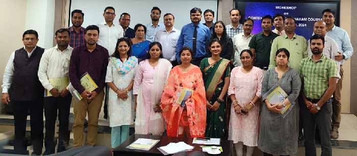 “कंटेंट क्रिएशन फॉर स्वयं कोर्सेस” विषय पर दो दिवसीय हुई कार्यशाला “कंटेंट क्रिएशन फॉर स्वयं कोर्सेस” विषय पर दो दिवसीय हुई कार्यशाला