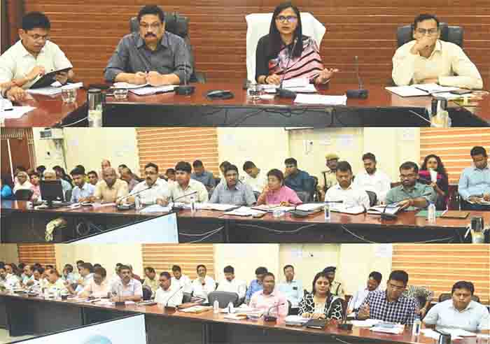 कलेक्टर ने जनशिकायत एवं जनसमस्याओं के लंबित प्रकरणों की समीक्षा की