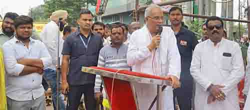 बिजली कटौती और महंगी बिजली के विरोध में कांग्रेस का प्रदेशव्यापी धरना प्रदर्शन