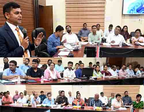 कलेक्टर के निर्देश पर निगम आयुक्त श्री ध्रुव ने की समय-सीमा प्रकरणों की समीक्षा