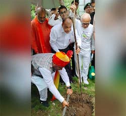 एक पेड़ मॉं के नाम एवं महतारी वंदन स्वरूप वनमंत्री श्री केदार कश्यप ने किया पौधरोपण