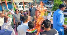 कांग्रेस ने केंद्रीय मंत्री रवनीत सिंह बिट्टू और विधायक संजय गायकवाड का पुतला दहन किया
